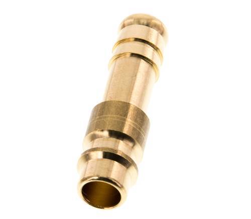 Brass DN 7.2 (Euro) Air Coupling Plug 9 mm Hose Pillar [5 Pieces]