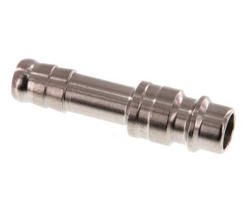 Stainless steel DN 7.2 (Euro) Air Coupling Plug 8 mm Hose Pillar