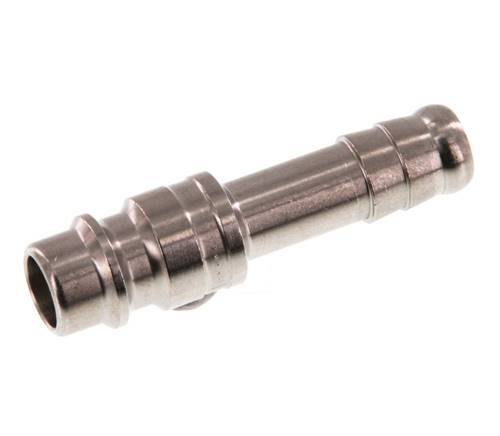 Stainless steel DN 7.2 (Euro) Air Coupling Plug 8 mm Hose Pillar