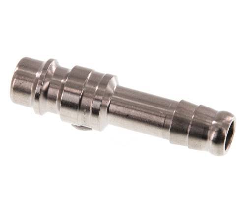 Stainless steel DN 7.2 (Euro) Air Coupling Plug 8 mm Hose Pillar