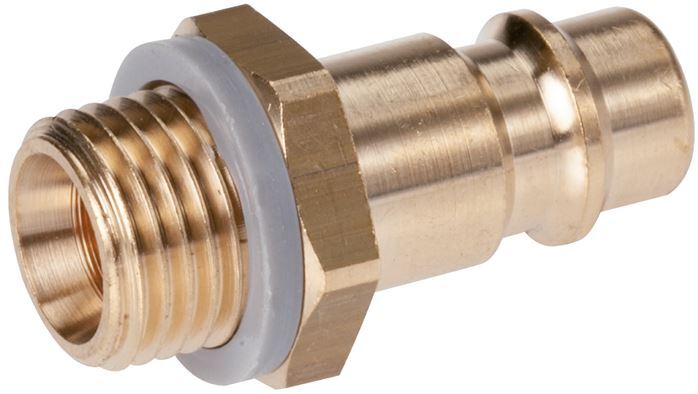 Brass DN 7.2 (Euro) Air Coupling Plug G 1/8 inch Male [5 Pieces]