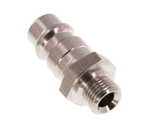 Stainless steel DN 7.2 (Euro) Air Coupling Plug G 1/8 inch Male