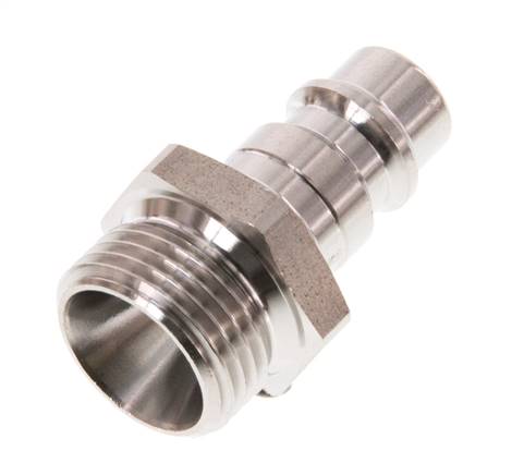 Stainless Steel 316L DN 7.2 (Euro) Air Coupling Plug G 3/8 inch Male