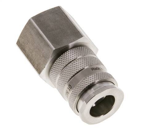 Stainless steel DN 10 Air Coupling Socket G 3/4 inch Female