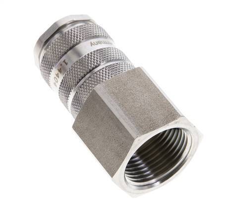 Stainless Steel 316L DN 10 Air Coupling Socket G 3/4 inch Female