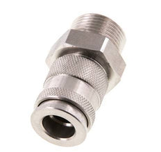 Stainless steel DN 10 Air Coupling Socket G 3/4 inch Male