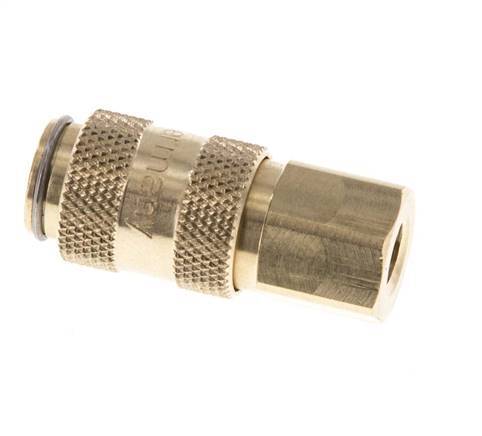 Brass DN 2.7 (Micro) Air Coupling Socket M5 Female