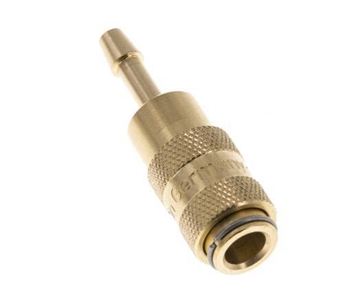 Brass DN 2.7 (Micro) Air Coupling Socket 3 mm Hose Pillar