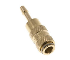 Brass DN 2.7 (Micro) Air Coupling Socket 3 mm Hose Pillar