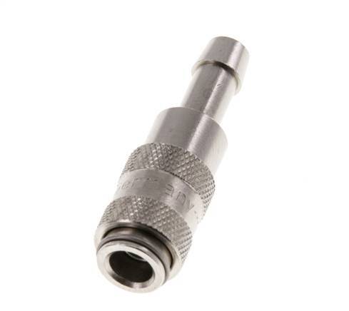 Nickel-plated Brass DN 2.7 (Micro) Air Coupling Socket 5 mm Hose Pillar