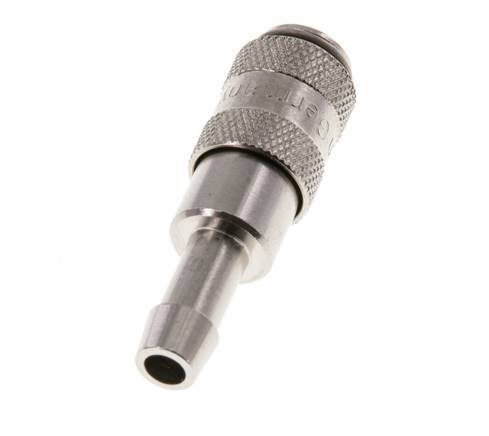 Nickel-plated Brass DN 2.7 (Micro) Air Coupling Socket 5 mm Hose Pillar