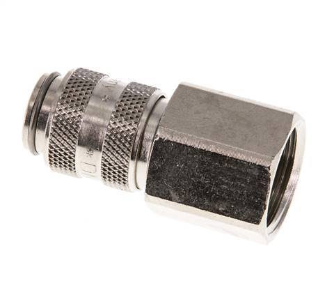 Nickel-plated Brass DN 5 Air Coupling Socket G 3/8 inch Female