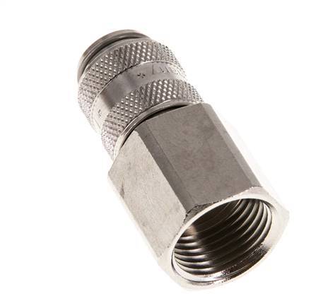 Nickel-plated Brass DN 5 Air Coupling Socket G 3/8 inch Female