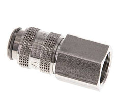 Stainless Steel 316L DN 5 Air Coupling Socket G 1/4 inch Female
