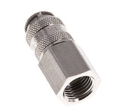 Stainless Steel 316L DN 5 Air Coupling Socket G 1/4 inch Female