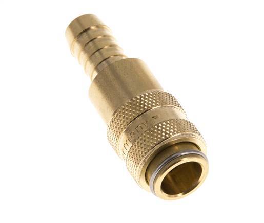 Brass DN 5 Air Coupling Socket 8 mm Hose Pillar