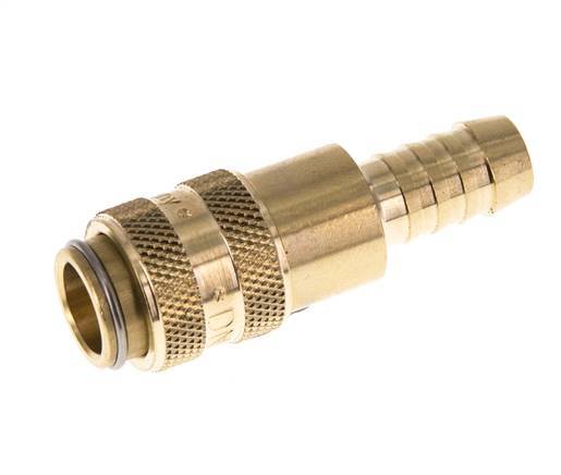 Brass DN 5 Air Coupling Socket 8 mm Hose Pillar