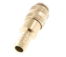 Brass DN 5 Air Coupling Socket 9 mm Hose Pillar