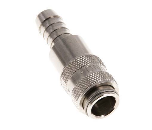 Nickel-plated Brass DN 5 Air Coupling Socket 8 mm Hose Pillar
