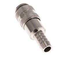 Nickel-plated Brass DN 5 Air Coupling Socket 8 mm Hose Pillar