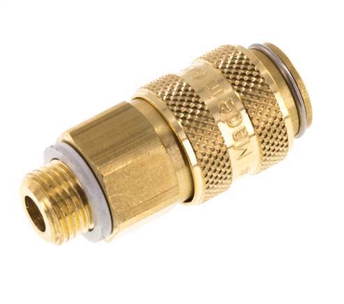 Brass DN 5 Air Coupling Socket G 1/8 inch Male