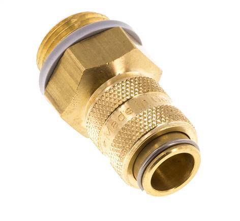 Brass DN 5 Air Coupling Socket G 3/8 inch Male