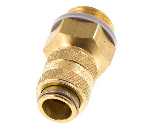 Brass DN 5 Air Coupling Socket G 3/8 inch Male