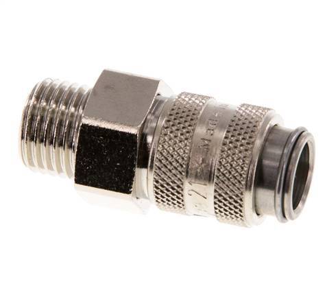 Hardened steel DN 5 Air Coupling Socket G 1/4 inch Male