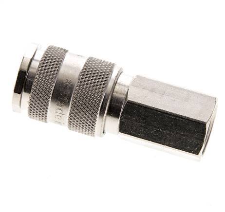 Nickel-plated Brass DN 5.5 (Orion) Air Coupling Socket G 3/8 inch Female