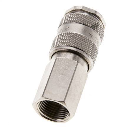 Nickel-plated Brass DN 5.5 (Orion) Air Coupling Socket G 3/8 inch Female