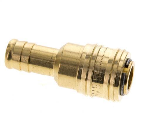 Brass DN 5.5 (Orion) Air Coupling Socket 13 mm Hose Pillar