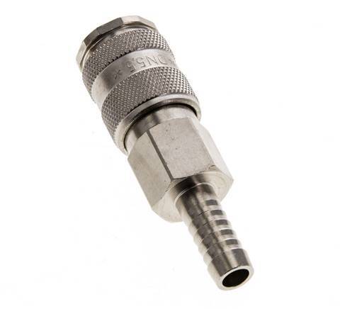 Nickel-plated Brass DN 5.5 (Orion) Air Coupling Socket 9 mm Hose Pillar