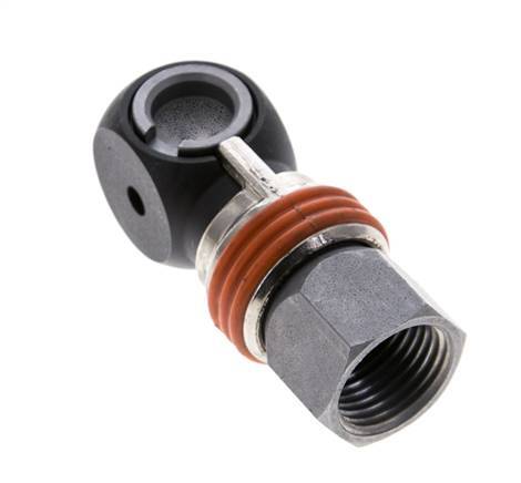 Steel DN 8 Safety Air Coupling Socket G 1/2 inch Female