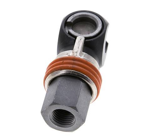 Steel DN 8 Safety Air Coupling Socket G 1/4 inch Female