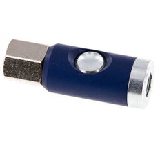 Hardened steel DN 7.4 Safety Air Coupling Socket with Push Button G 3/8 inch Female