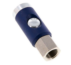 Hardened steel DN 7.4 Safety Air Coupling Socket with Push Button G 3/8 inch Female