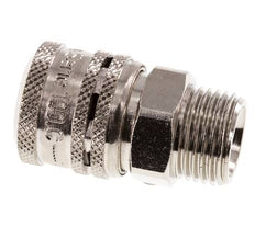 Steel DN 7.2 (Euro) Safety Air Coupling Socket G 1/2 inch Male