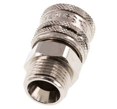 Steel DN 7.2 (Euro) Safety Air Coupling Socket G 1/2 inch Male