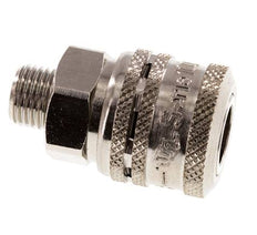 Steel DN 7.2 (Euro) Safety Air Coupling Socket G 1/4 inch Male
