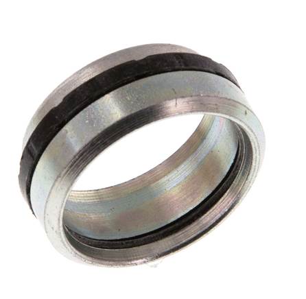 22L Zinc plated Steel Cutting ring with seal
