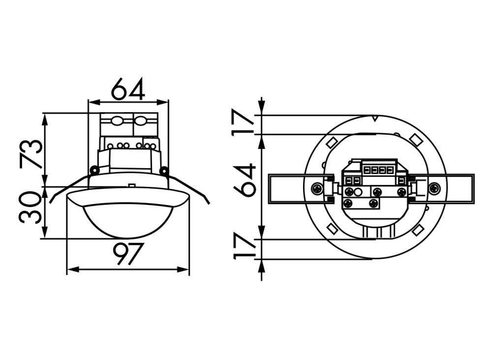 BEG Luxomat Motion Switch (Complete) - 92444