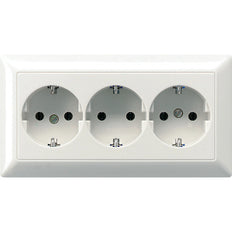 Jung AS500 Wall Outlet Box (WCD Switchgear) - AS523WW