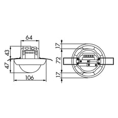 BEG Luxomat Motion Switch (Complete) - 92149