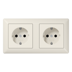 Jung AS500 Wall Outlet Box (WCD Switchgear) - AS1520-2BFKI