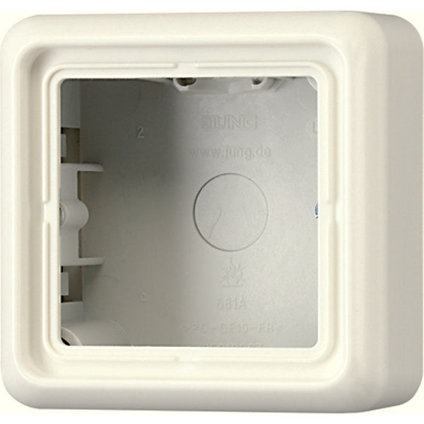 Jung CD500 Surface Mount Box recessed Switchgear - CD581AW