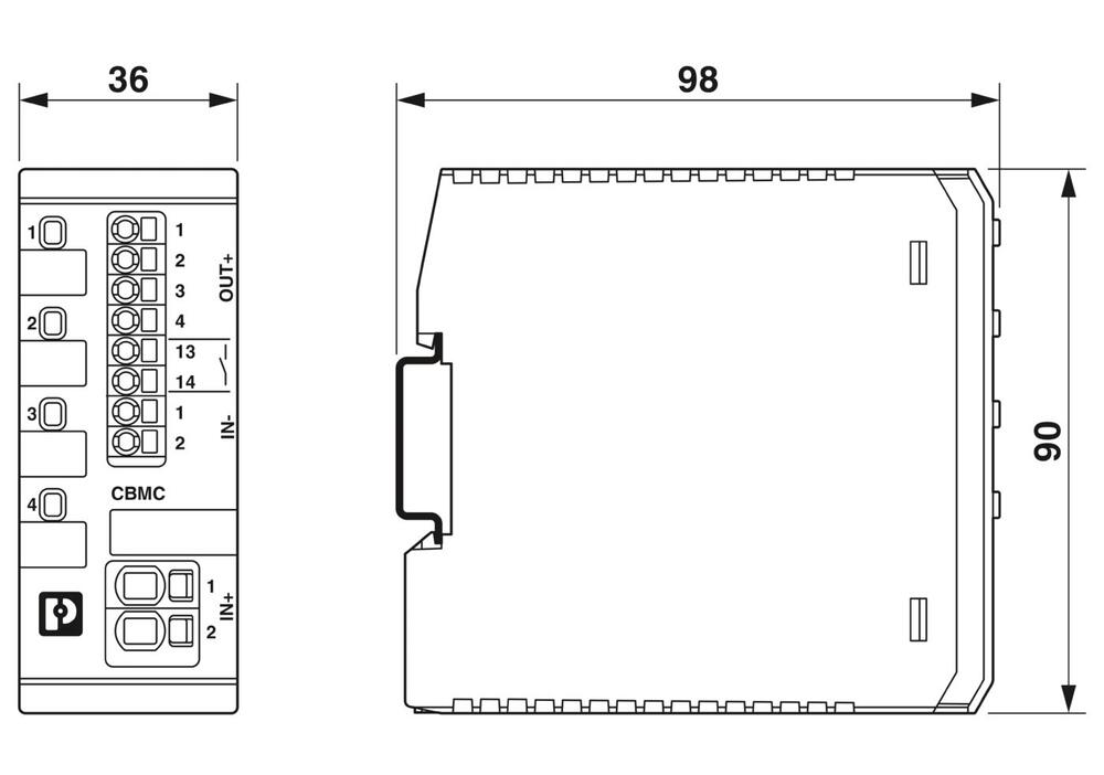 Phoenix Contact Fuse Clamp - 2906031
