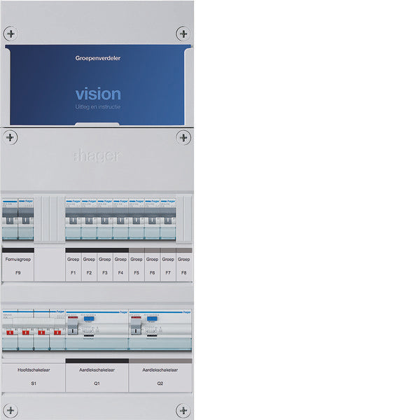 Hager VISION Installation Cabinet - VKG43L-F
