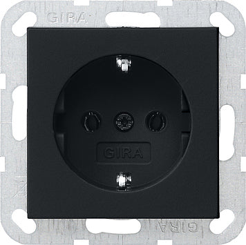 Gira System 55 Wall Socket Outlet (WCD Switchgear) - 0466005