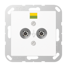 Jung AS500 Potential Equalization Socket Outlet - A565-2NWW