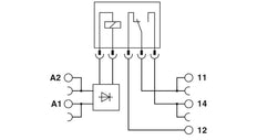 Phoenix Contact PLC Auxiliary Relay - 2966906